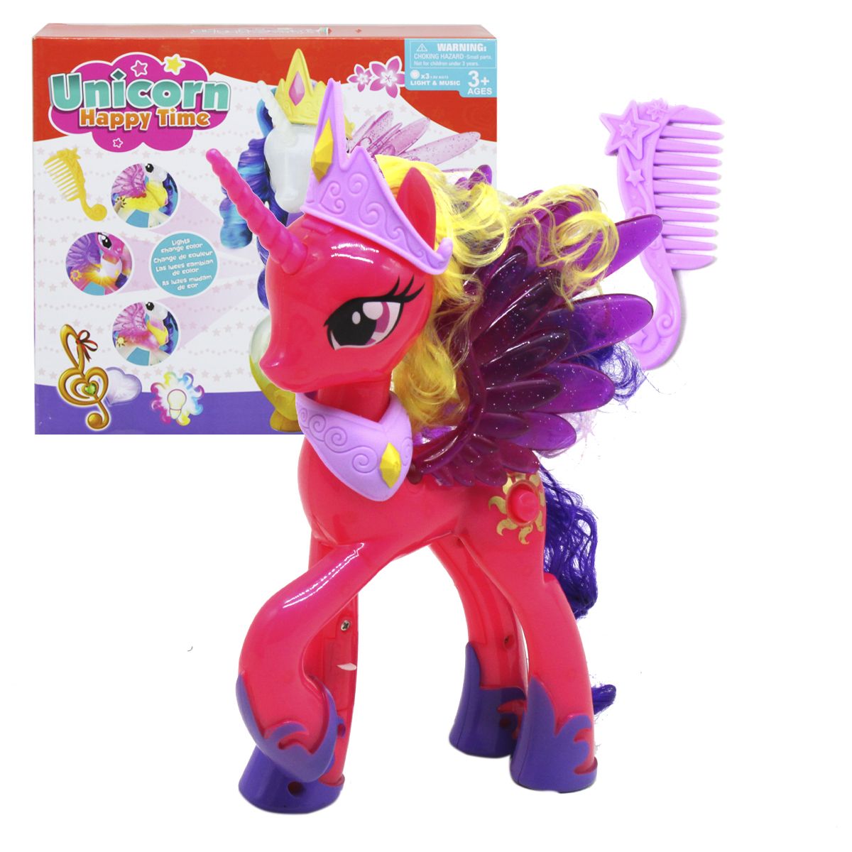 

Пони-единорог My little pony с подсветкой MiC (2099) (177499)