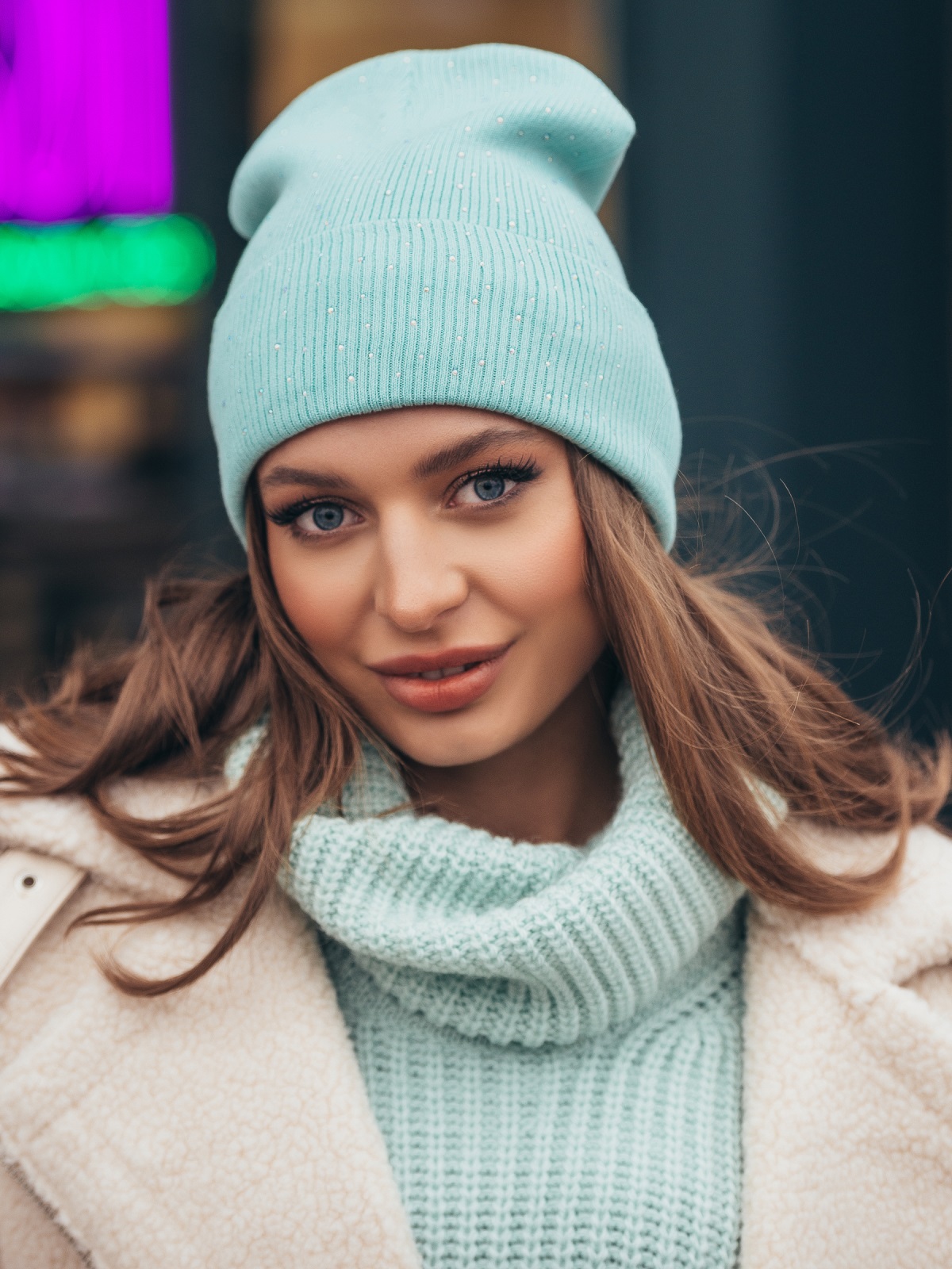 

Шапка Dressa 56119 Бирюзовый