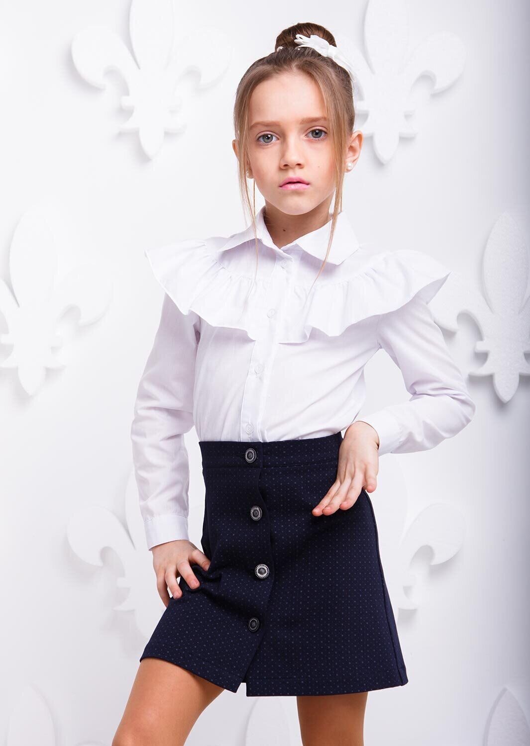 

Рубашка Sofia Shelest №6 Р00333 146 см Белый