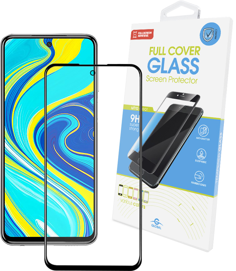 

Защитное стекло Global Full Glue для Xiaomi Redmi Note 9S Black