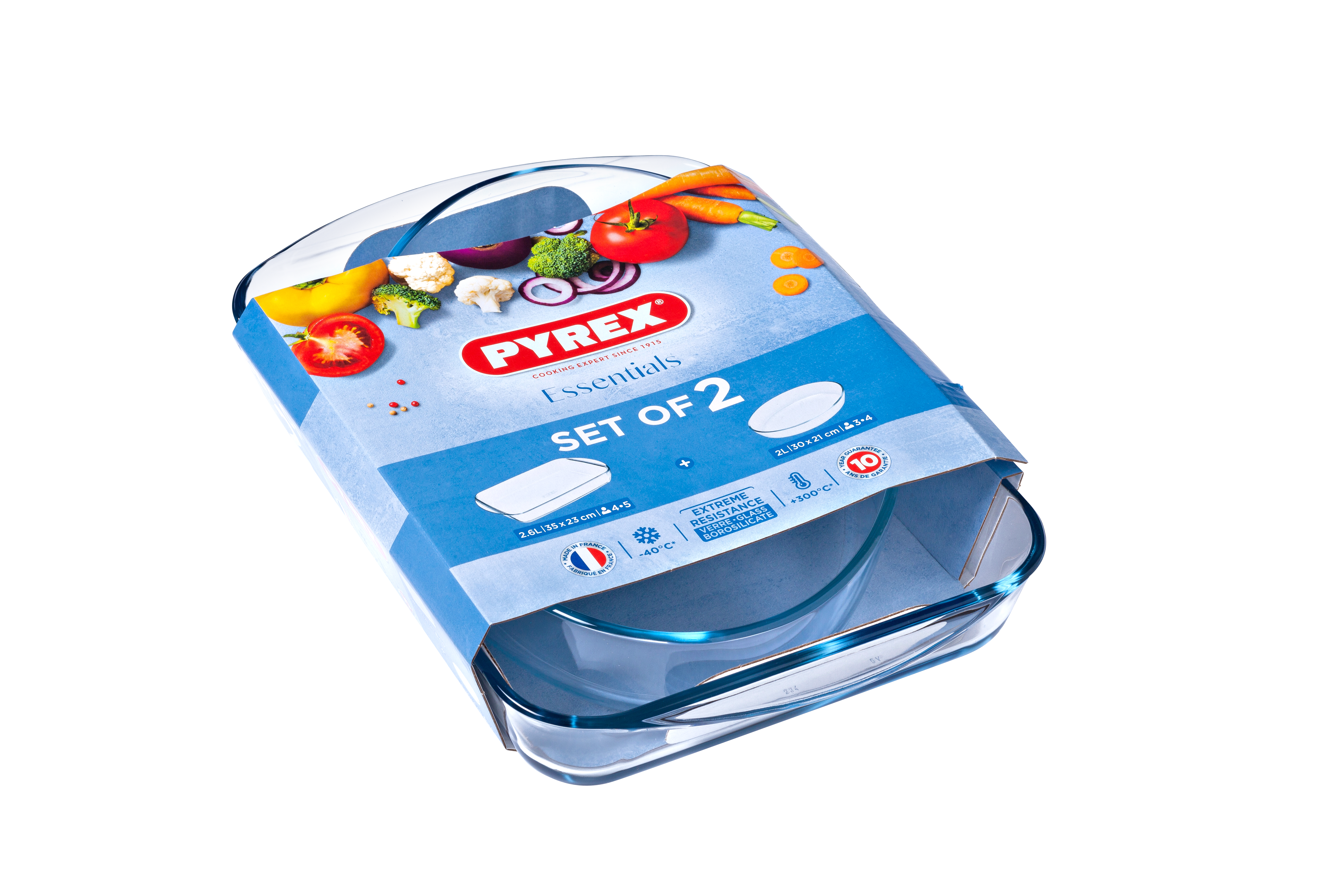 

Набір форм для запікання PYREX ESSENTIALS, 2 шт