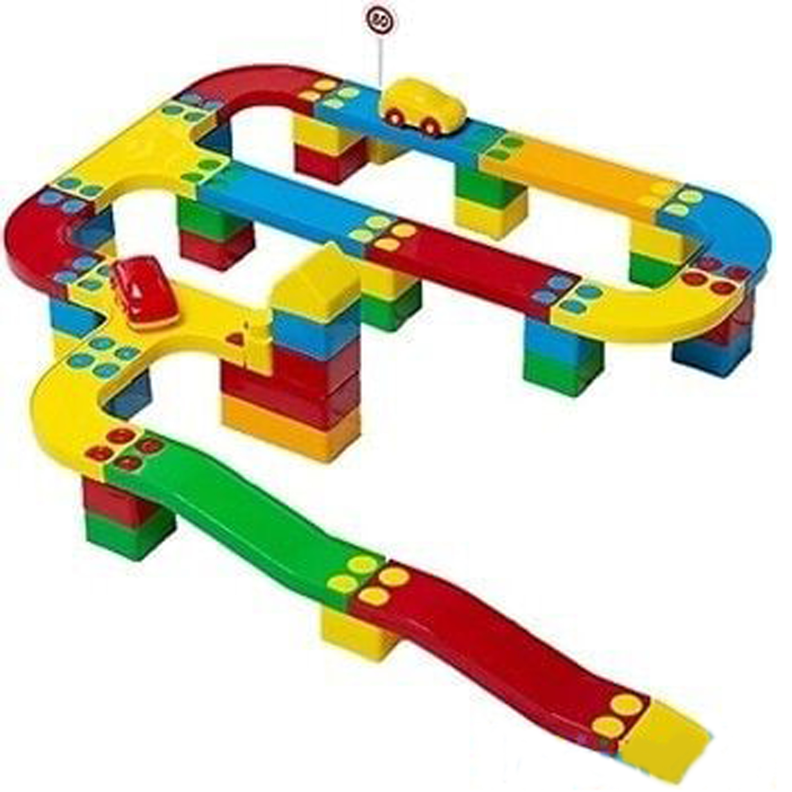 

Игровой конструктор Дорога Bamsic 64 деталей Разноцветный 4820123763271