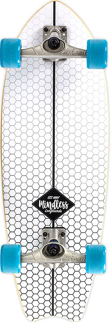 

Круизер серф-скейтборд Mindless Surf Skate Fish White 29.5" (lnt237)