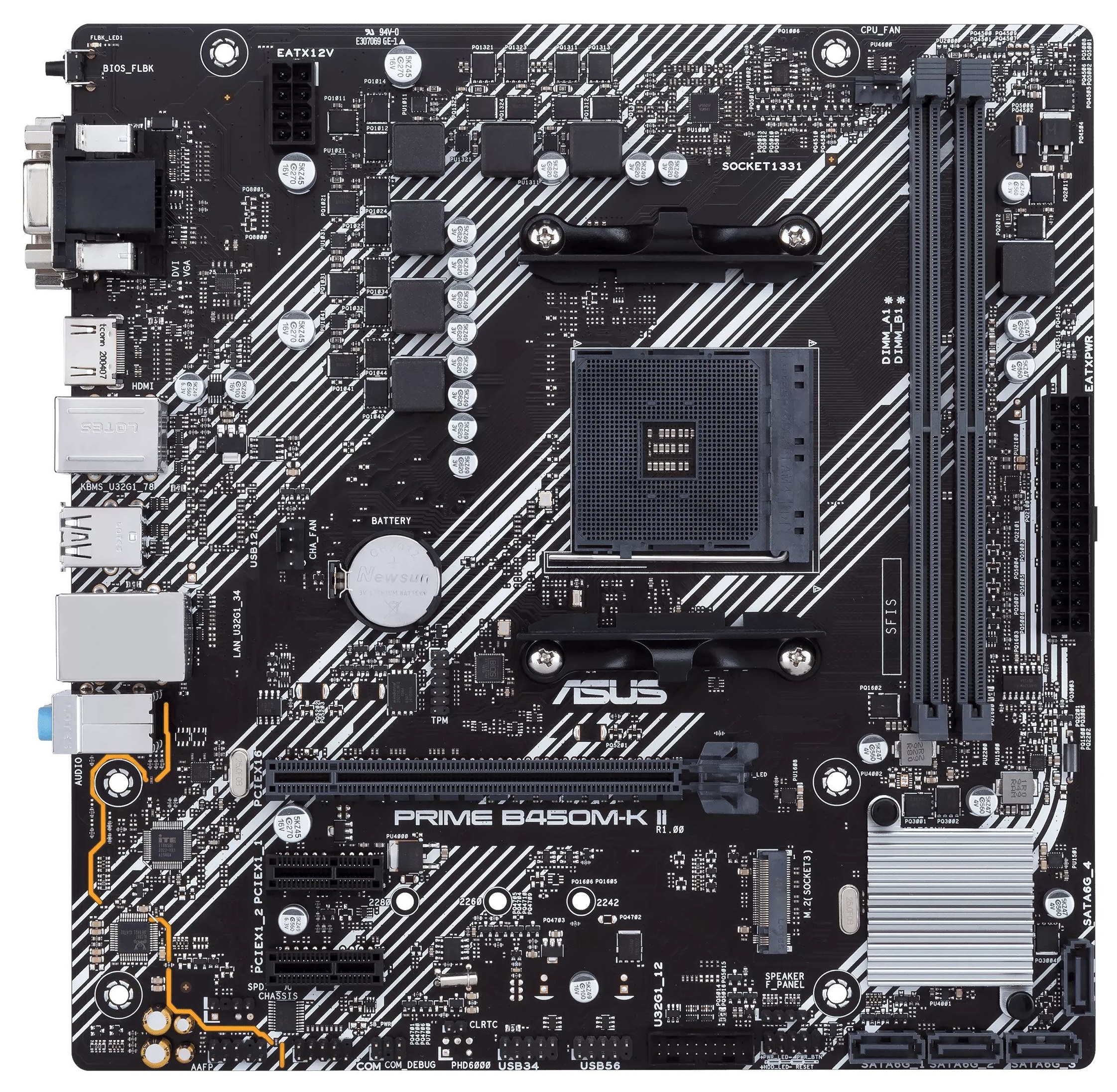 

Материнська плата Asus Prime B450M-K II (sAM4, AMD B450) mATX (6636810)