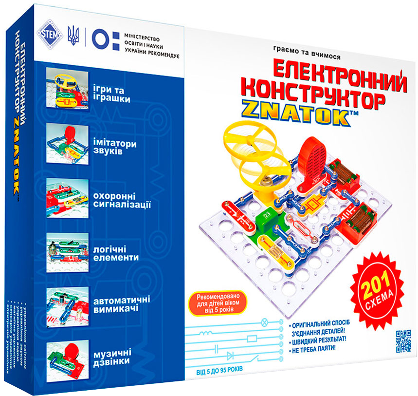 

Конструктор Znatok 201 схема (70831) (6925108708310)