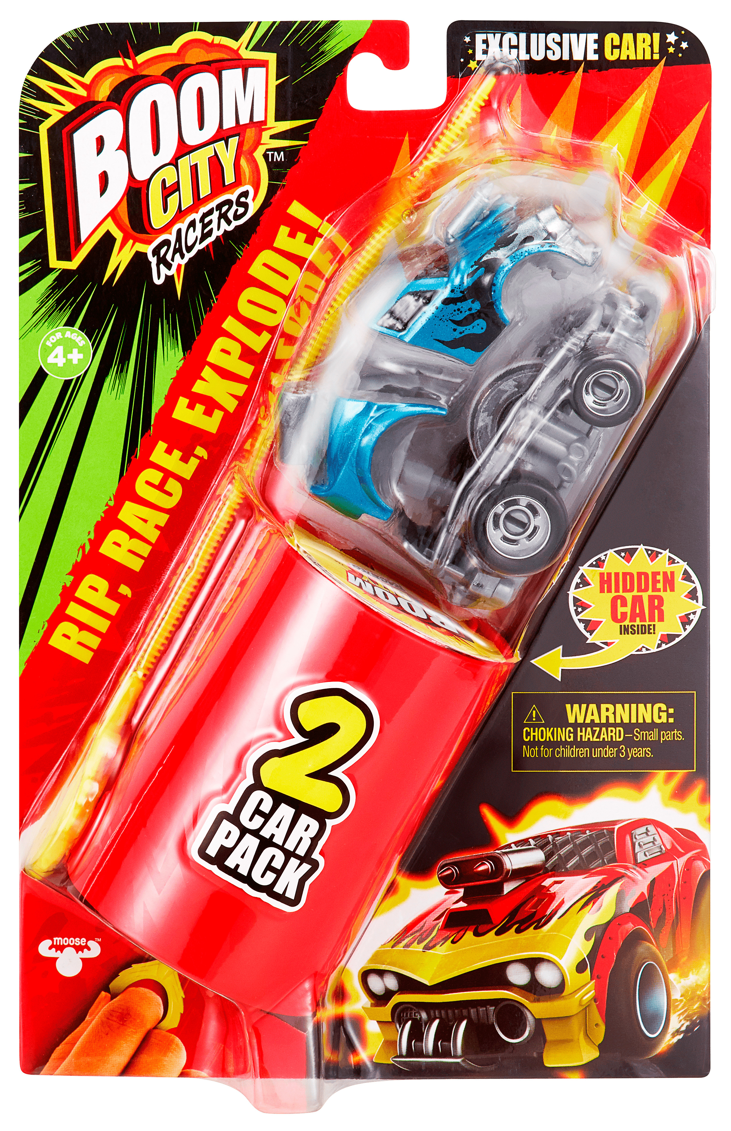

Машинки з пусковим пристроєм 2 шт Boom City Racers Fire It Up! (6631573)