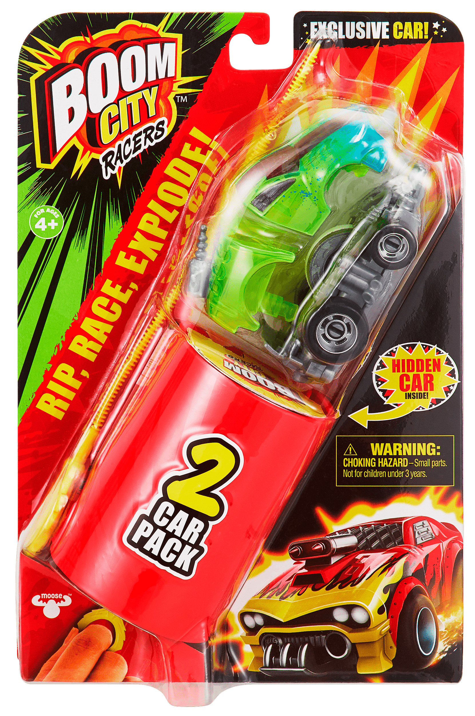 

Машинки з пусковим пристроєм 2 шт Boom City Racers Hot Mamale! (6631576)