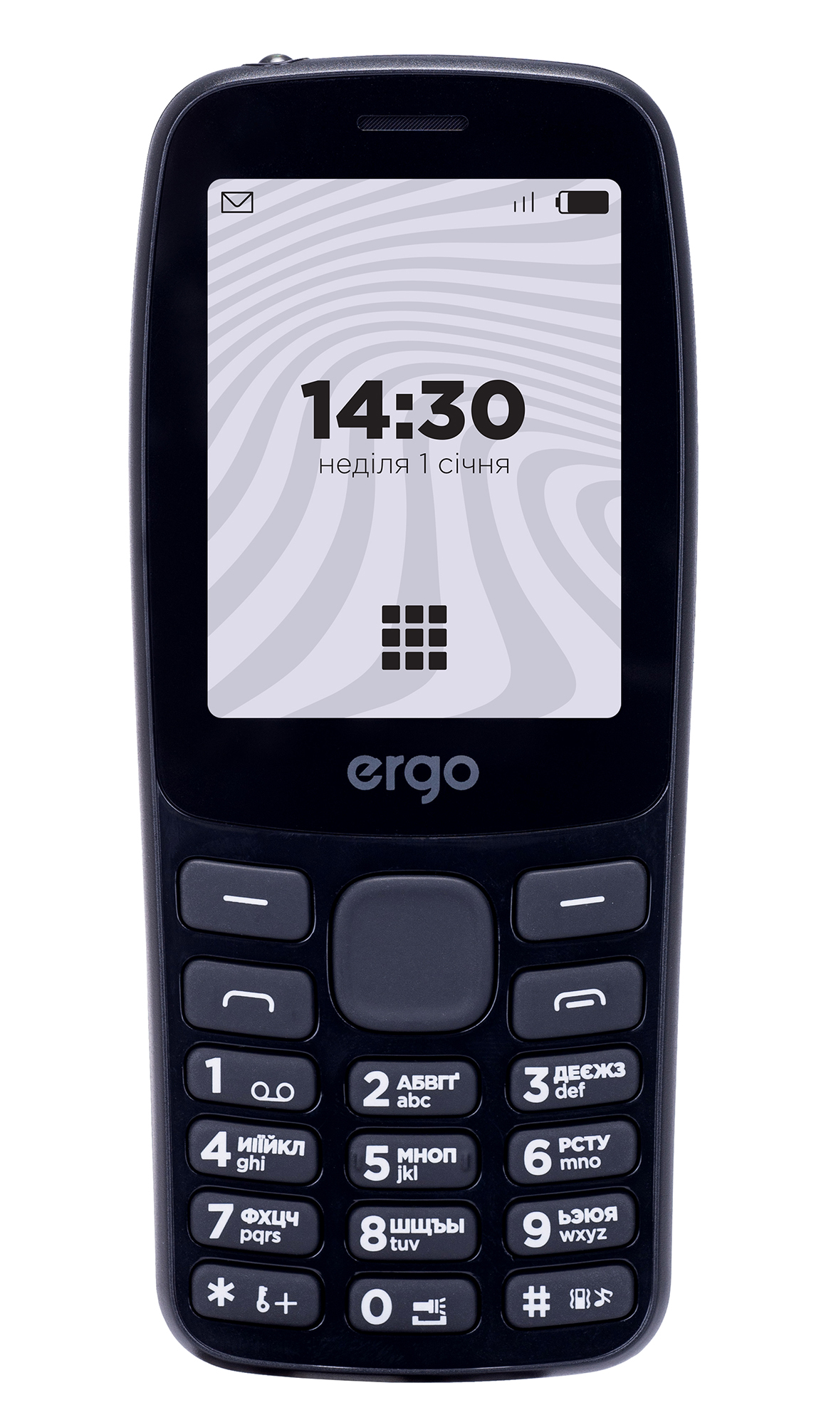 Мобільний телефон ERGO B241 Dual Sim Black (6586677) – фото, отзывы,  характеристики в интернет-магазине ROZETKA от продавца: Файно Хаус | Купить  в Украине: Киеве, Харькове, Днепре, Одессе, Запорожье, Львове