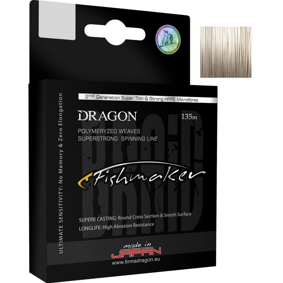 

Шнур Dragon Fishmaker 135 м 0.10 мм 8.10 кг Серый (PDF-41-04-010)