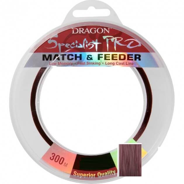 

Леска Dragon Specialist Pro Match - Feeder 300 м 0.32 мм 12.40 кг (TDC-31-09-032)
