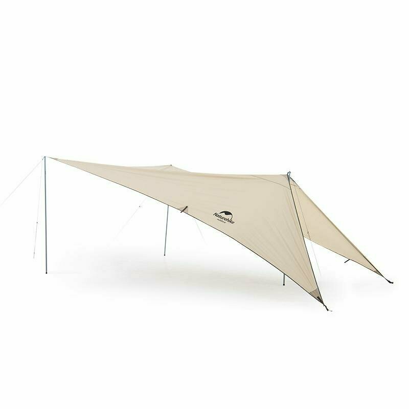 

Тент для кемпинга Naturehike Car Rear Canopy NH21TM001, 590х340 см, золотой (с тремя стойками)