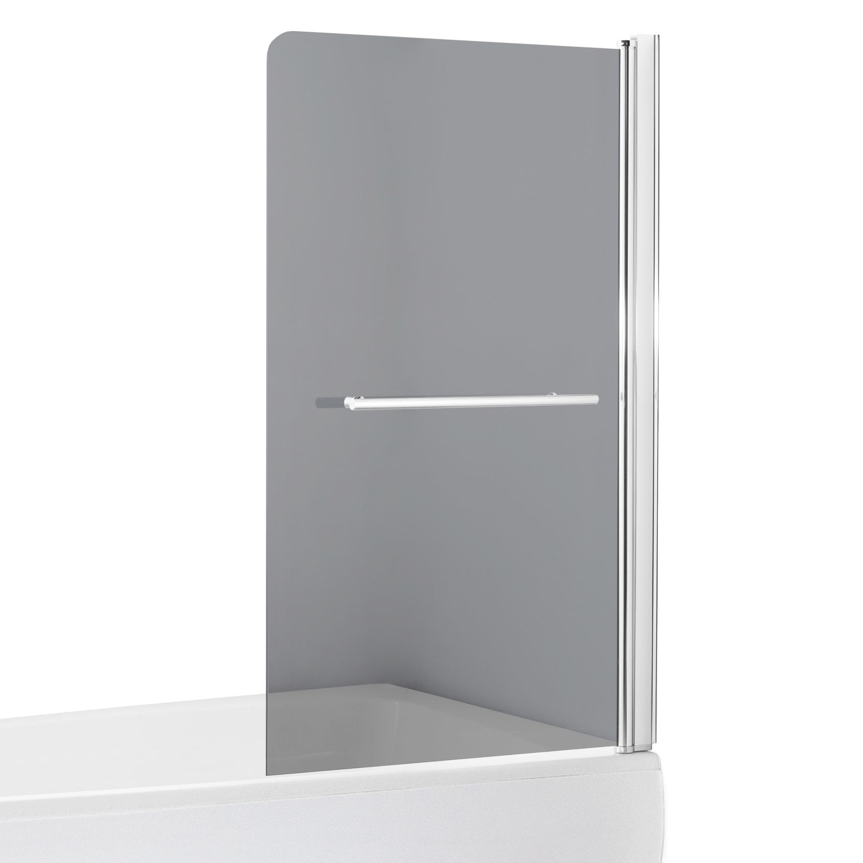 

Распашная шторка для ванны Eger 599-02R grey
