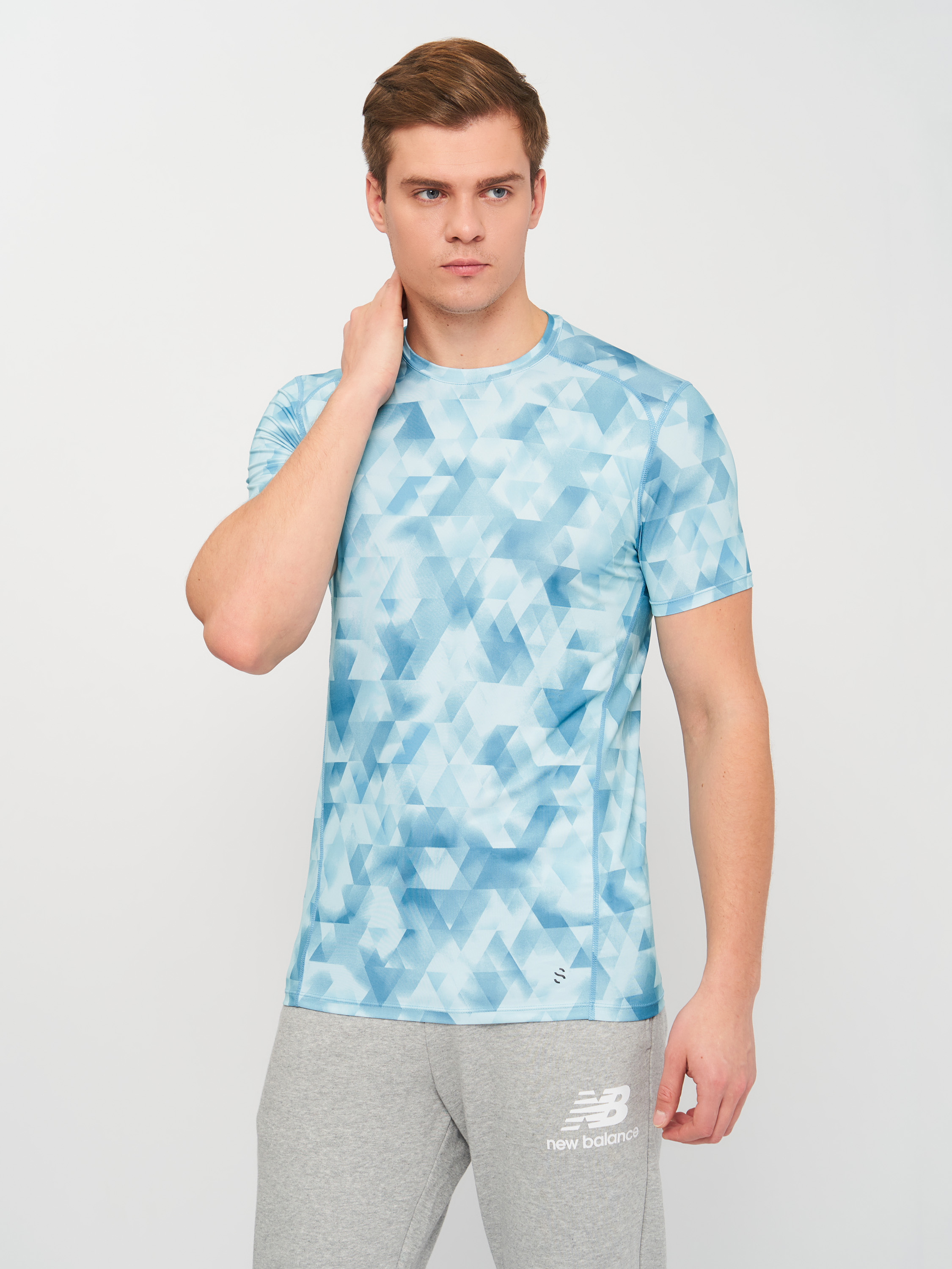 

Футболка H& SPORT 0426609-7  Голубая, Футболка H&M SPORT 0426609-7 M Голубая