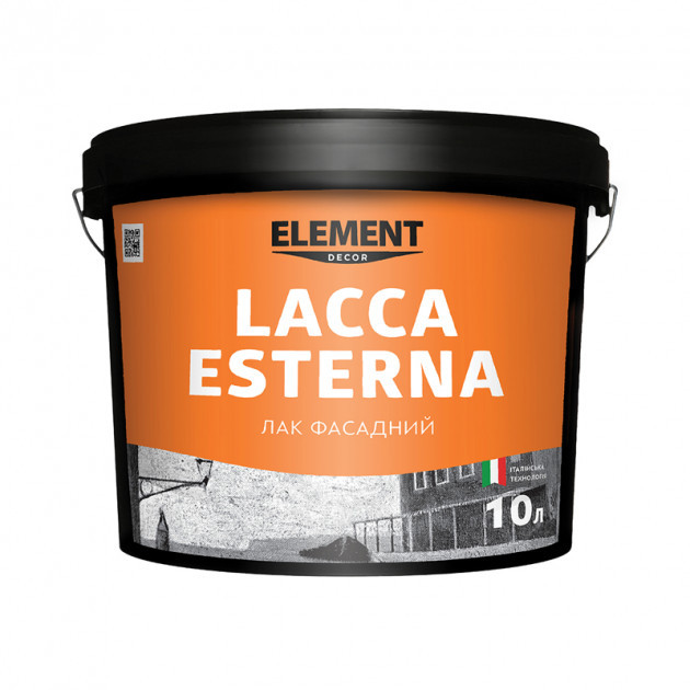 

Лак фасадный LACCA ESTERNA ELEMENT DECOR 10 л