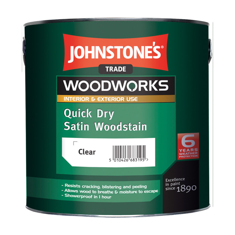 

Акриловый лак Johnstone's Quick Dry Polyurethane Varnish Satin 2,5 л