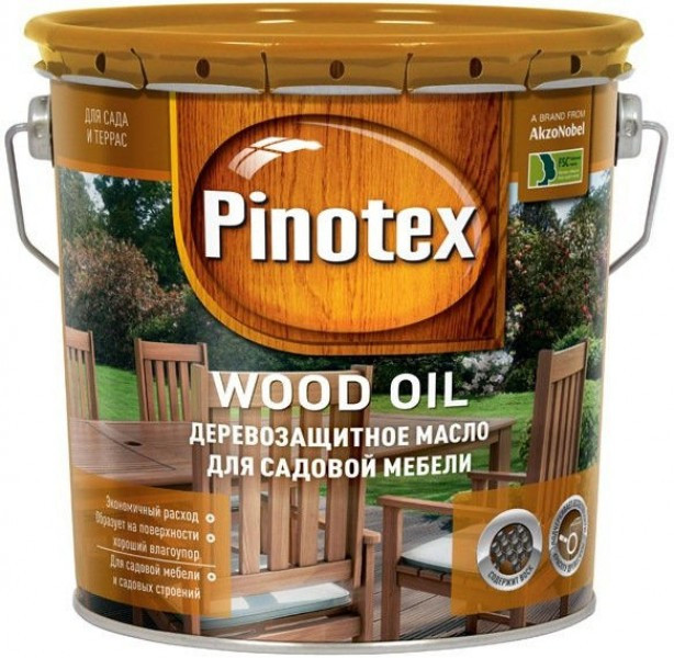 

PINOTEX WOOD OIL Деревозащитное масло 1 л