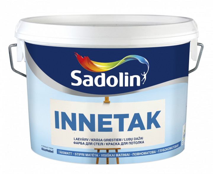 

Краска Sadolin INNETAK - краска для потолка, белая, 2.5 л.