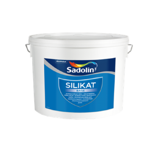 

Краска Sadolin SILIKAT BASE - фасадная грунт- краска, бесцветный, 10 л.