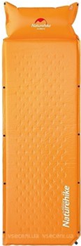 

Самонадувающийся кемпинговый коврик Naturehike Mat with Pillow 25 мм Orange (6927595705100)