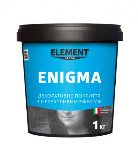 

Декоративное покрытие ENIGMA ELEMENT DECOR 1 кг придает интерьеру сияние и загадочное мерцание