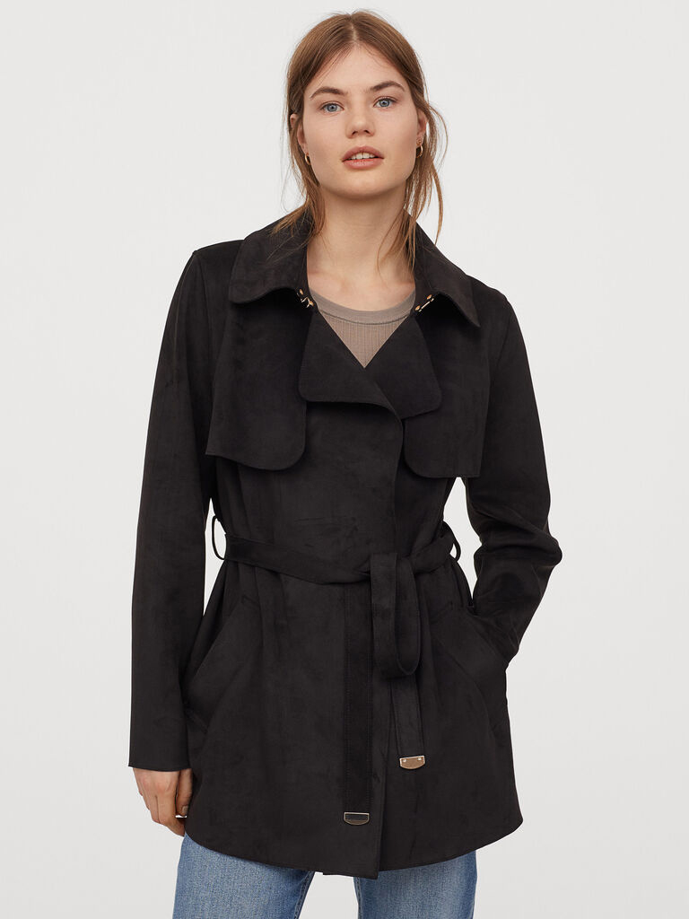 

Тренч H&M 060852103_black  Черный, Тренч H&M 060852103_black XS Черный