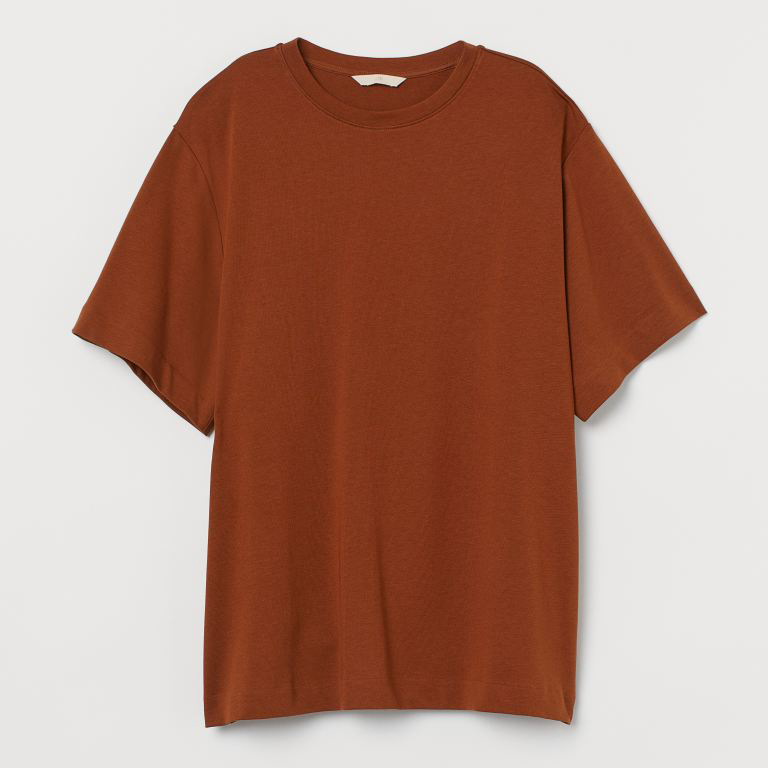 

Футболка H& 060849588 М Коричневая, Футболка H&M 060849588 М Коричневая
