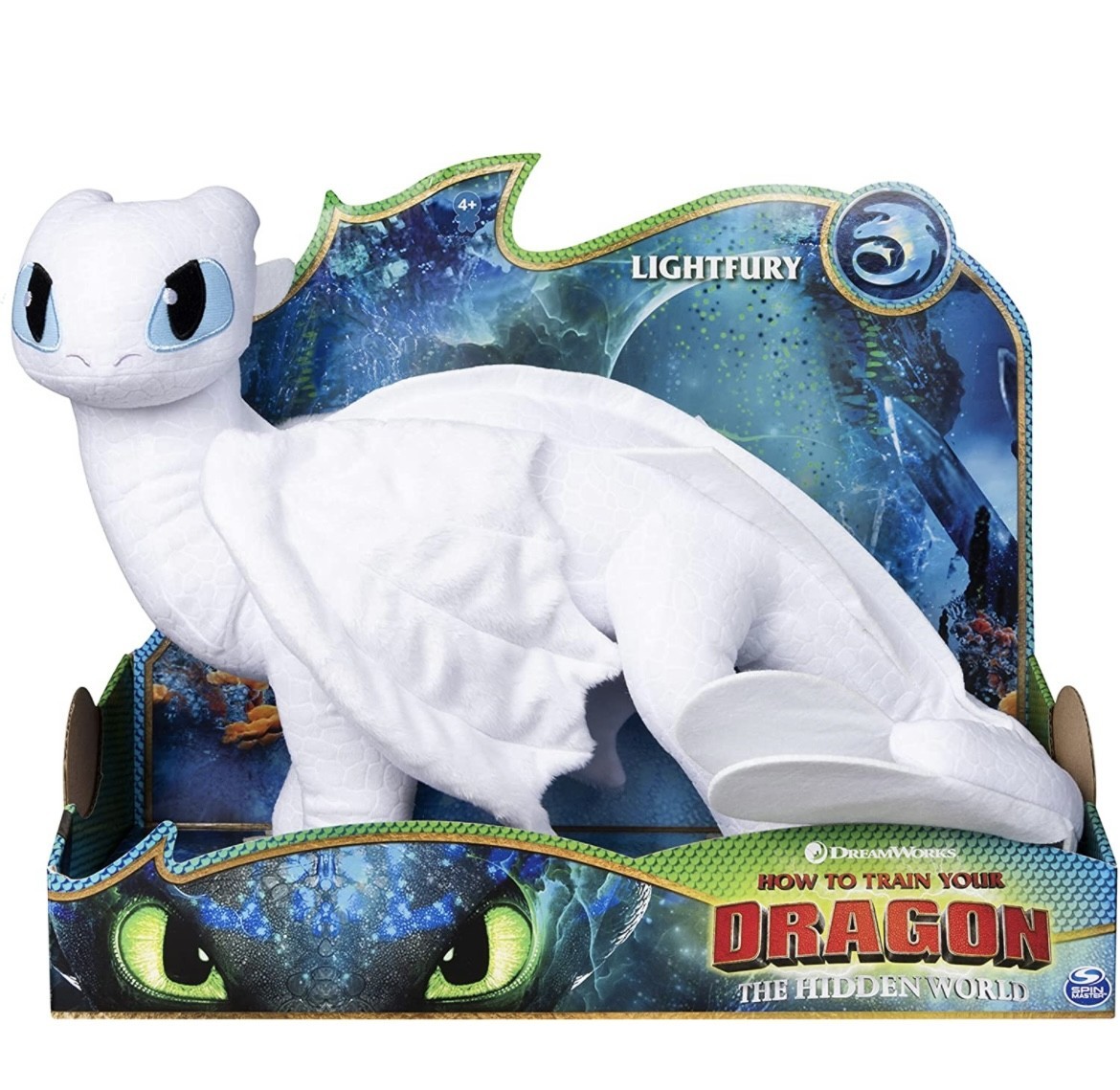 

Плюшевий дракон Як приручити дракона Денна фурія Dragon Lightfury Deluxe Plush Dreamworks Dragons