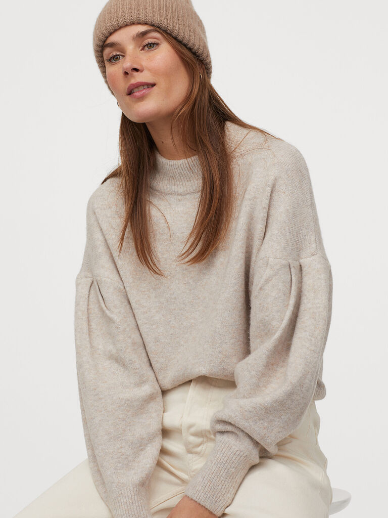 

Джемпер H&M 060855851  Светло-бежевый, Джемпер H&M 060855851 XL Светло-бежевый