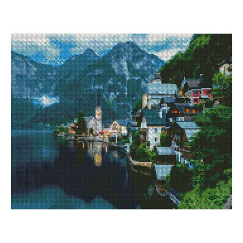 

Алмазная мозаика "Халльштатт, Австрия"