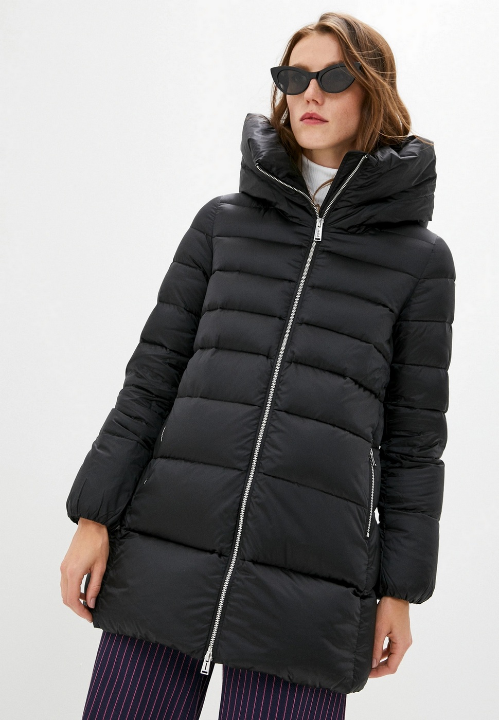 

Пуховик женский ADD 2AW240S 44 Черный