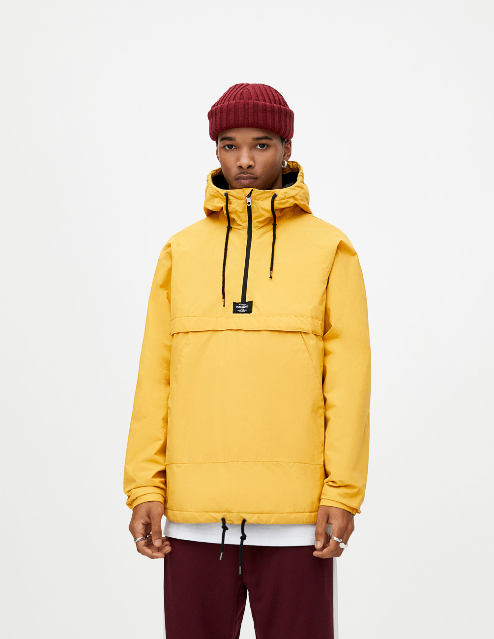 

Анорак PULL & BEAR М0117783 (9711/502/950) цвет желтый XL