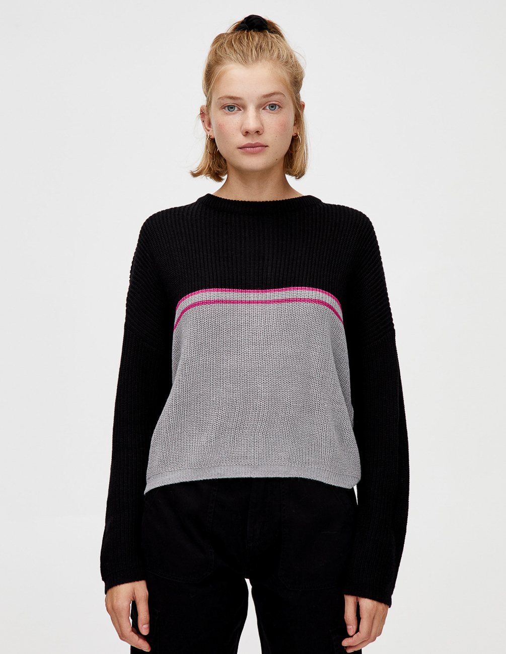 

Свитер PULL & BEAR Ж1080407 (9558/318/630) цвет черный-серый, Свитер PULL & BEAR Ж1080407 (9558/318/630) цвет черный-серый S