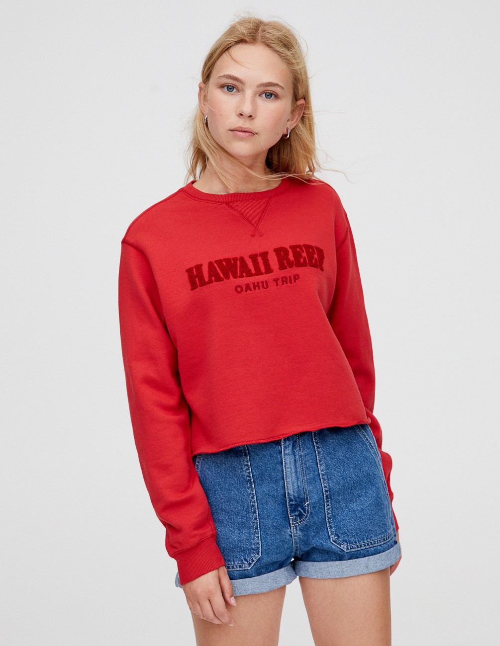 

Свитшот PULL & BEAR Ж1080340 (9596/319/649) цвет красный, Свитшот PULL & BEAR Ж1080340 (9596/319/649) цвет красный L