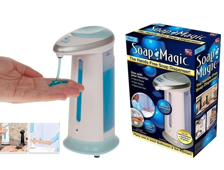 

Мыльница дозатор сенсорный для мыла Соап Меджик Soap Magic