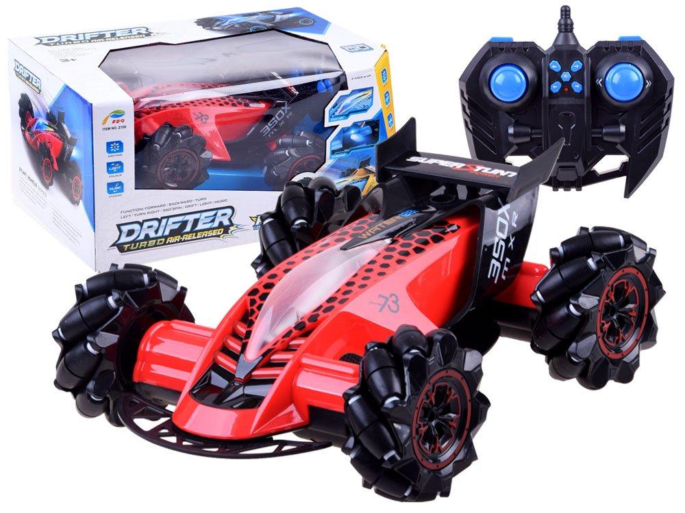 

Машина на радиоуправлении КРАСНАЯ DRIFTER Turbo Air-Released с подсветкой и паром