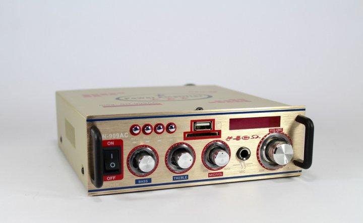 

Усилитель звука AMP 909 + USB порт