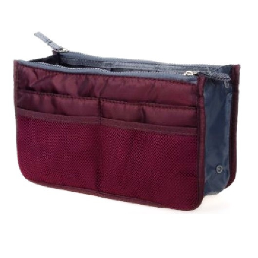 

Органайзер в женскую сумку Bag-in-bag бордовый