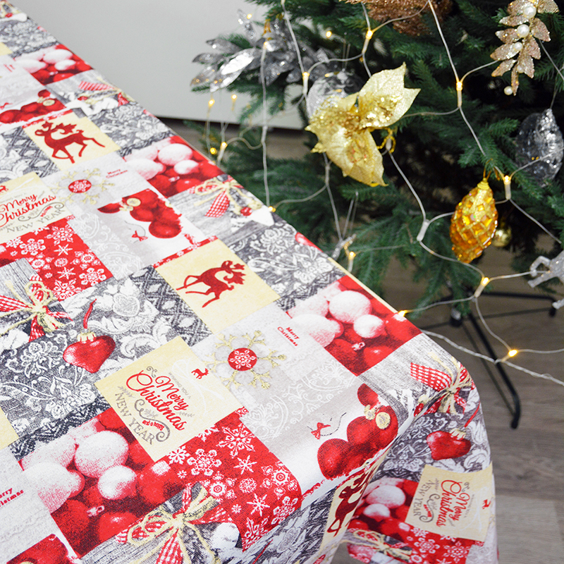 

Новогодняя скатерть Time Textile X-mas Wish Серый, Красный TT173591 140x300