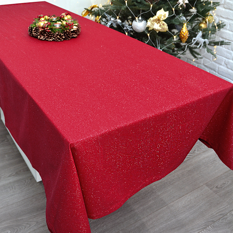 

Праздничная скатерть Time Textile Valor Bordeaux Бордовый TT167816 135x200