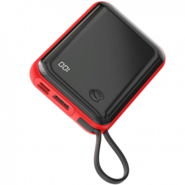

УМБ Baseus Mini S Digital Display 3A 10000mAh (with Lightning Cable) Red