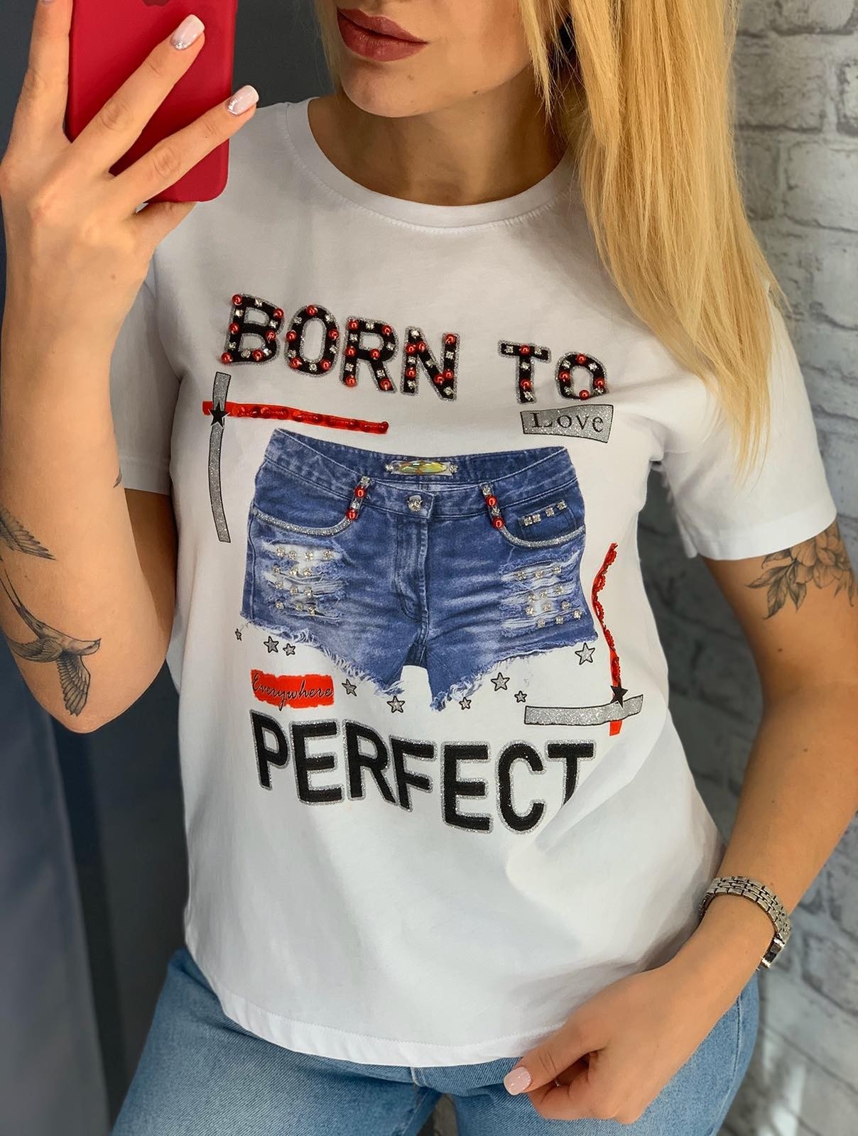 

Футболка REMISE STORE V1539  белая, Футболка REMISE STORE V1539 M белая