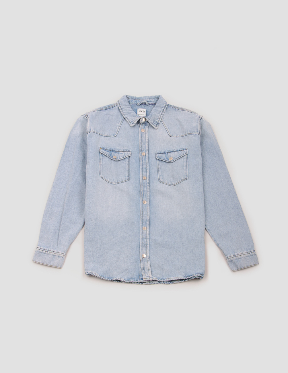 

Рубашка д/р Zara М0118092 (8062/360/406) цвет голубой, Рубашка д/р Zara М0118092 (8062/360/406) цвет голубой L
