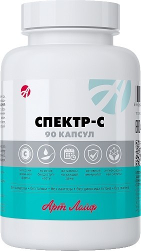 

Биокомплекс Art Life, Спектр-С (Spectr-C), 90 капс. (8003)