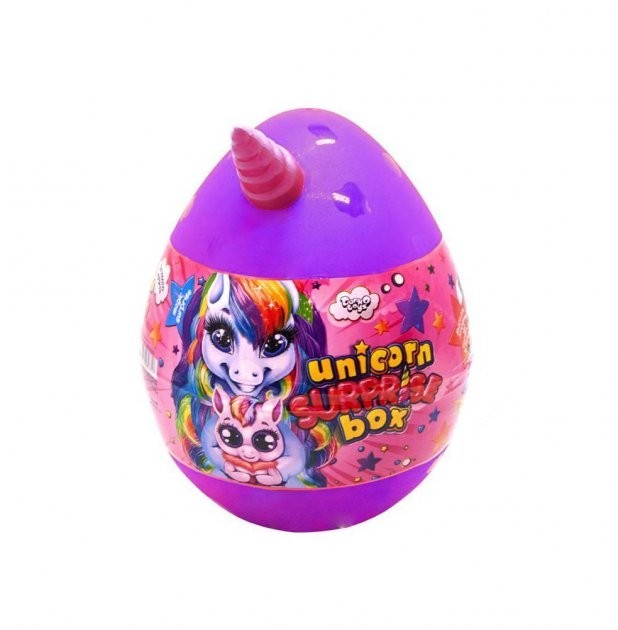 

Детский игровой набор для творчества Яйцо Единорога Danko Toys Unicorn Surprise Box Violet 30cm (GL_UNI_VL)