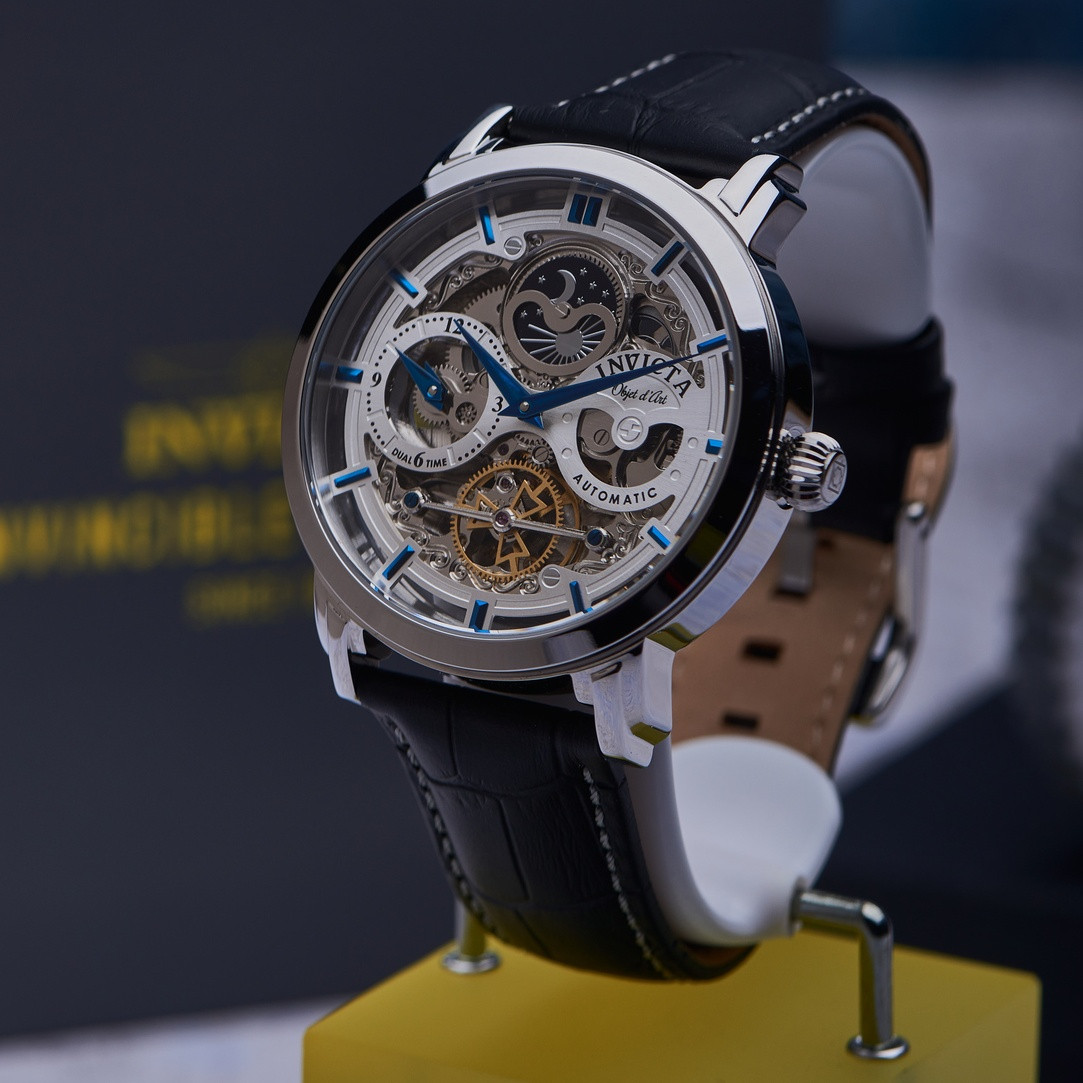 

Швейцарские классические часы скелетон Invicta 32298 Objet D Art