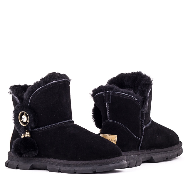 

Угги женские зима Allshoes 00-00021639 Черный р.41 (25 см.)