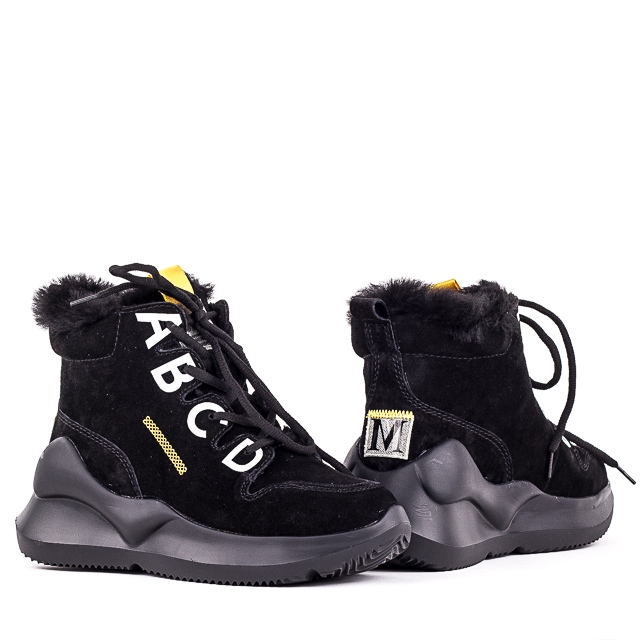 

Ботинки женские зима Allshoes 00-00021808 Черный р.37 (23 см.)
