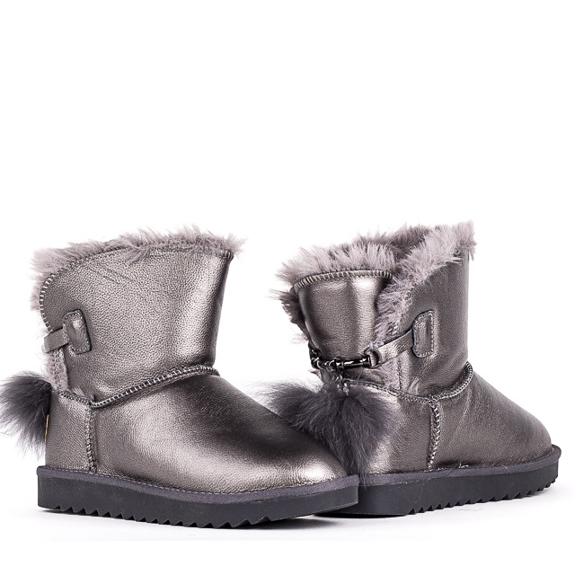 

Угги женские зима Allshoes 00-00021637 Бронзовый р.39 (24 см.)