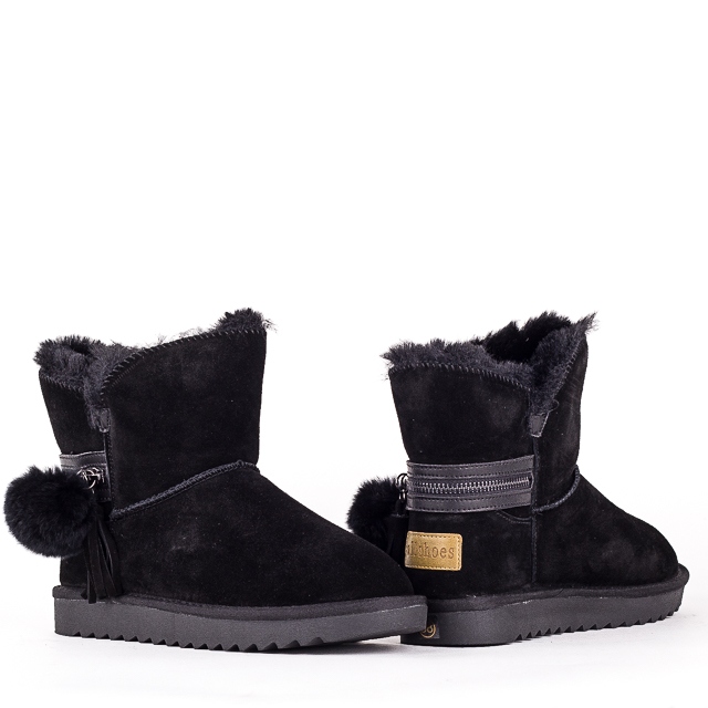 

Угги женские зима Allshoes 00-00021657 Черный р.37 (23 см.)