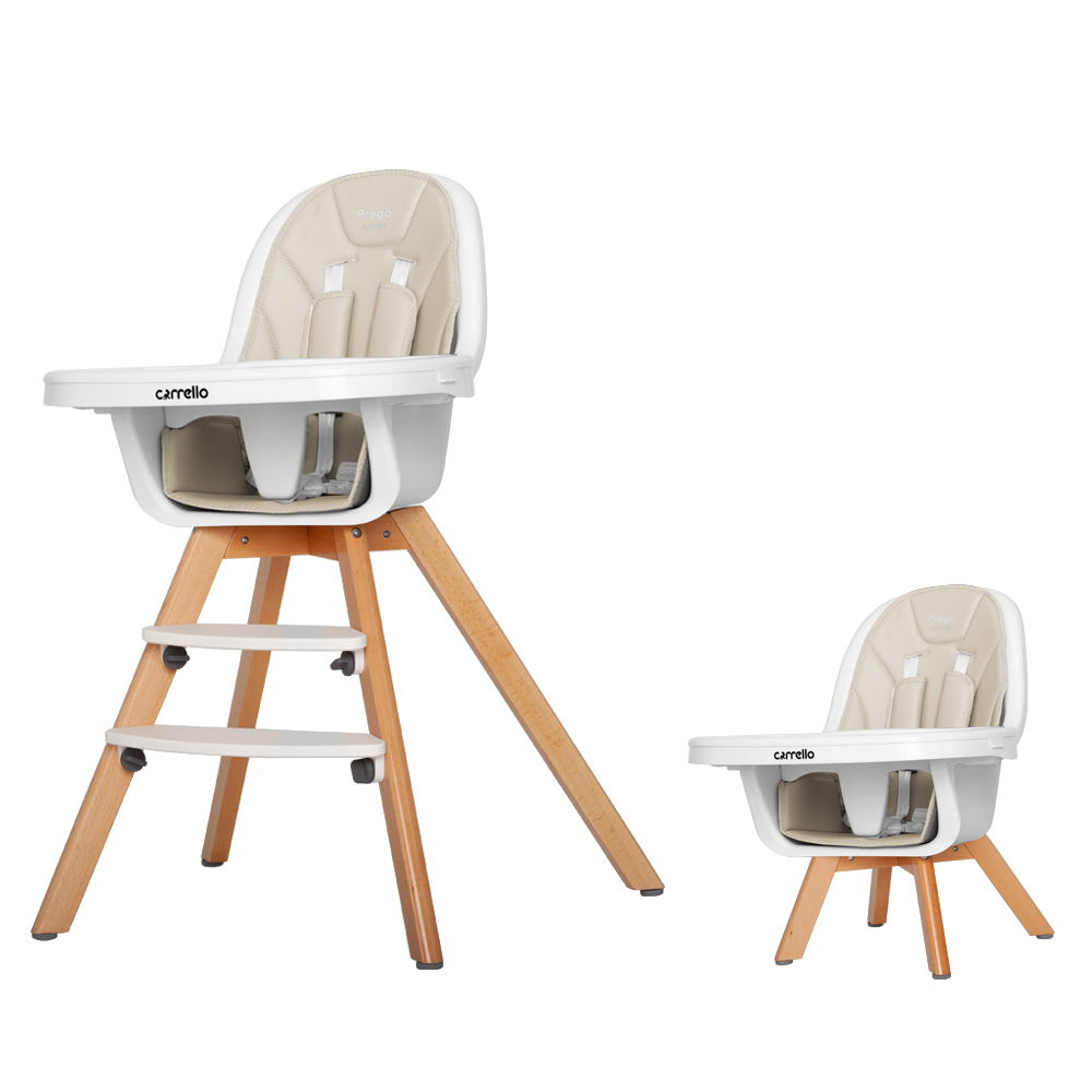 

Стілець для годування CARRELLO Prego CRL-9504/1 Light Beige /1/